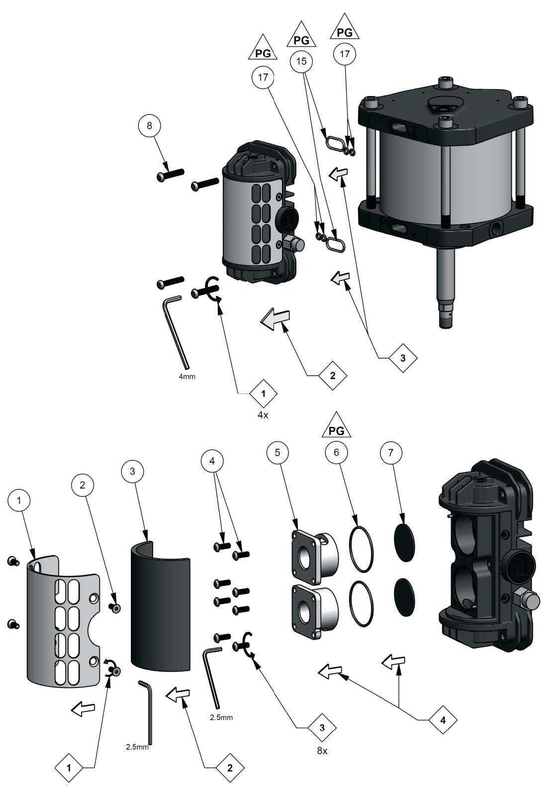 SILNIK PNEUMATYCZNY AX140S