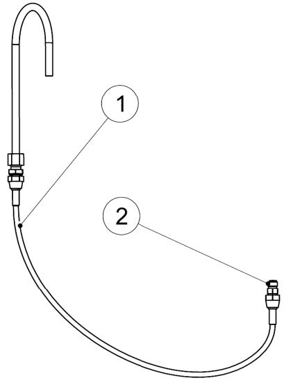 0114-009629 WĄŻ POWROTNY 1/4"