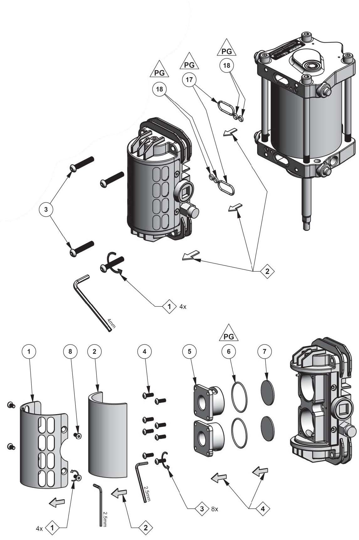 SILNIK PNEUMATYCZNY AX85S
