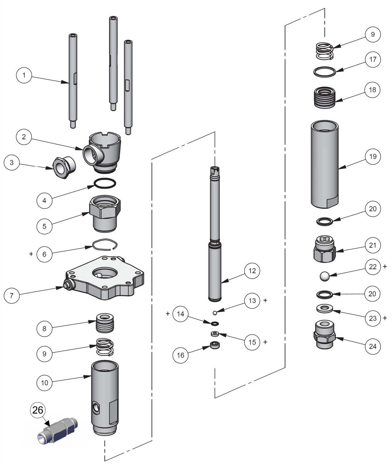Modele: FX4‡‡ & FXL4‡‡, ‡‡=PL (PTFE/skóra), PP (PTFE), PU (PTFE/UHMWPE).